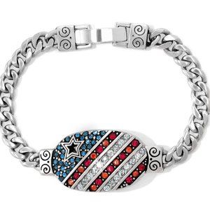 NWT Brighton Americana ID Bracelet I Love America
